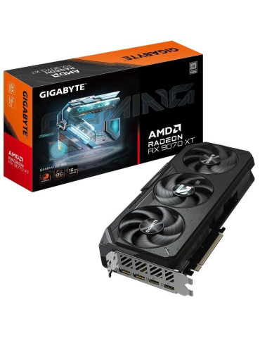 Tarjeta Gráfica Gigabyte Radeon RX 9070 XT Gaming OC/ 16GB GDDR6