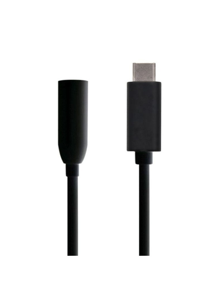 Conversor Jack 384 KHz Aisens A109-0348/ USB Tipo-C Macho - Jack 3.5 Hembra