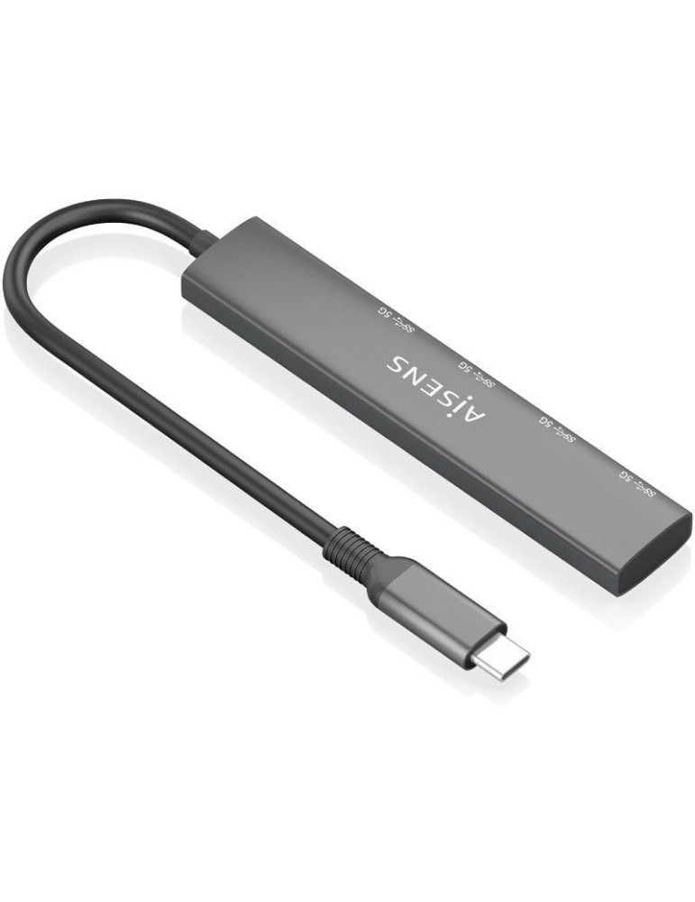 Hub USB Tipo-C 3.0 Aisens A106-0540/ 4xUSB