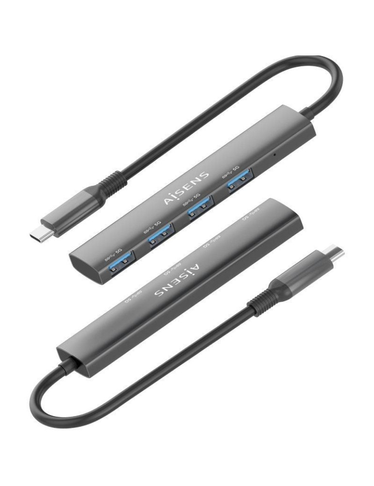 Hub USB Tipo-C 3.0 Aisens A106-0540/ 4xUSB