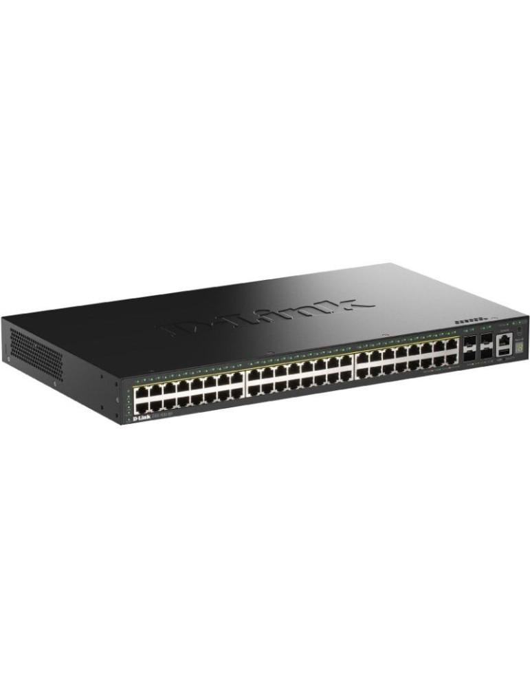 Switch Gestionable D-Link DGS-1530-52P/E 48 Puertos/ RJ-45 10/100/1000/ SFP/ PoE