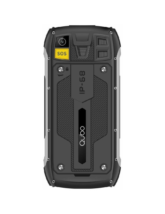 Teléfono Móvil Rugerizado Qubo ST-002 para Personas Mayores/ Negro