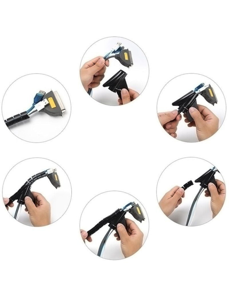 Organizador de Cables Aisens A151-0604/ 2m