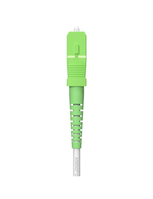 Cable de Fibra Óptica G657A2 3.0 9/125 SMF Aisens A152-0615/ LSZH/ 60m/ Blanco