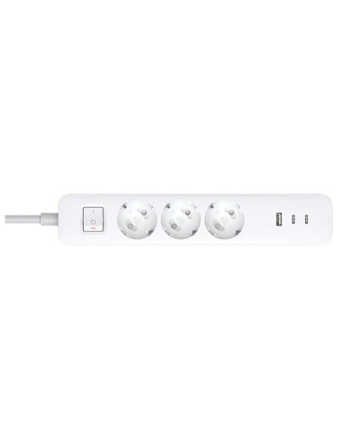 Regleta con Interruptor Xiaomi 20W Power Strip/ 3 Tomas de Corriente/ 1 USB/ 2 USB Tipo-C/ Cable 1.4m/ Blanca 2