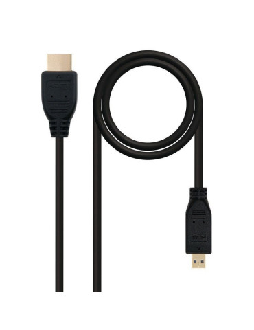 Cable Micro HDMI Nanocable 10.15.3502/ HDMI Macho - Micro HDMI Macho/ 1.8m/ Negro 2