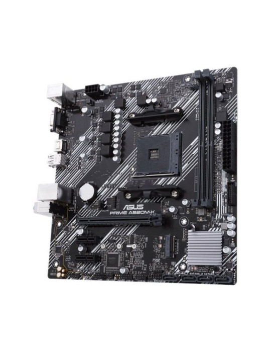 Placa Base Asus Prime A520M-K Socket AM4/ DDR4/ PCIe 3.0/ Micro ATX