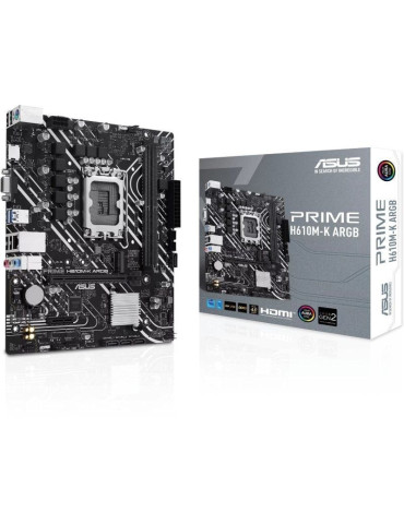 Placa Base Asus Prime H610M-K ARGB Socket 1700/ DDR5/ PCIe 4.0/ Micro ATX