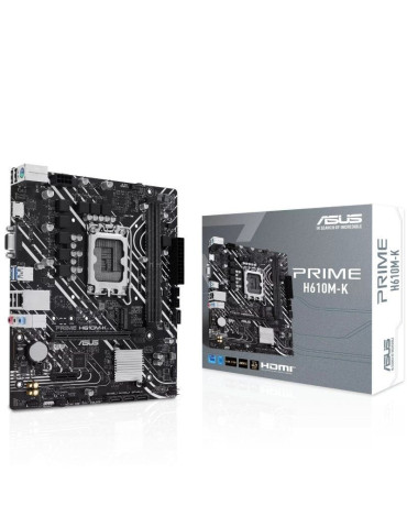 Placa Base Asus Prime H610M-K Socket 1700/ DDR5/ PCIe 4.0/ Micro ATX