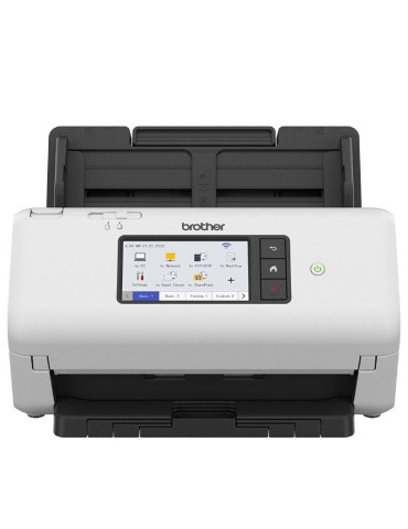 Escáner Documental Brother ADS-4700W con Alimentador de Documentos ADF/ Doble cara