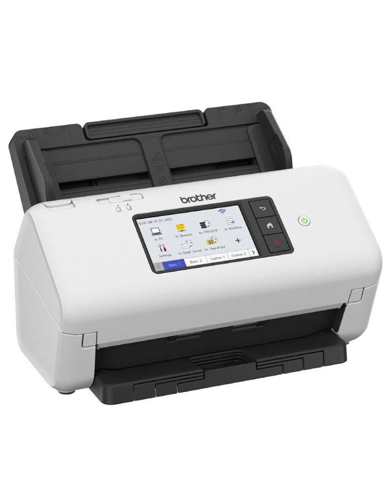 Escáner Documental Brother ADS-4700W con Alimentador de Documentos ADF/ Doble cara