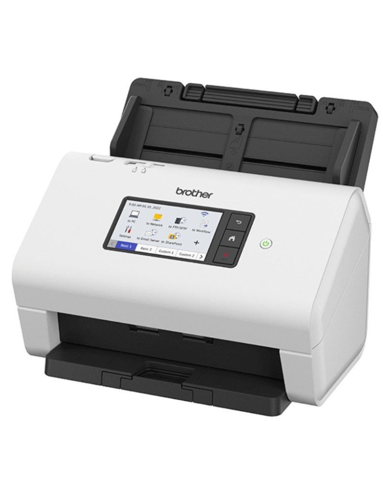 Escáner Documental Brother ADS-4900W con Alimentador de Documentos ADF/ Doble cara