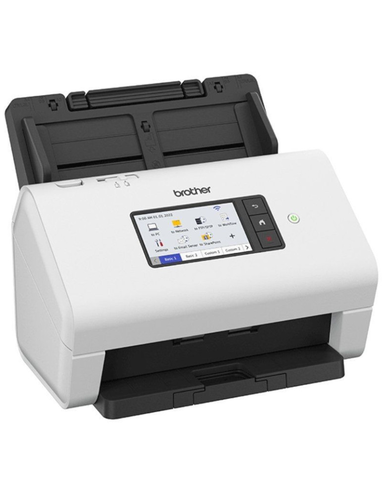 Escáner Documental Brother ADS-4900W con Alimentador de Documentos ADF/ Doble cara