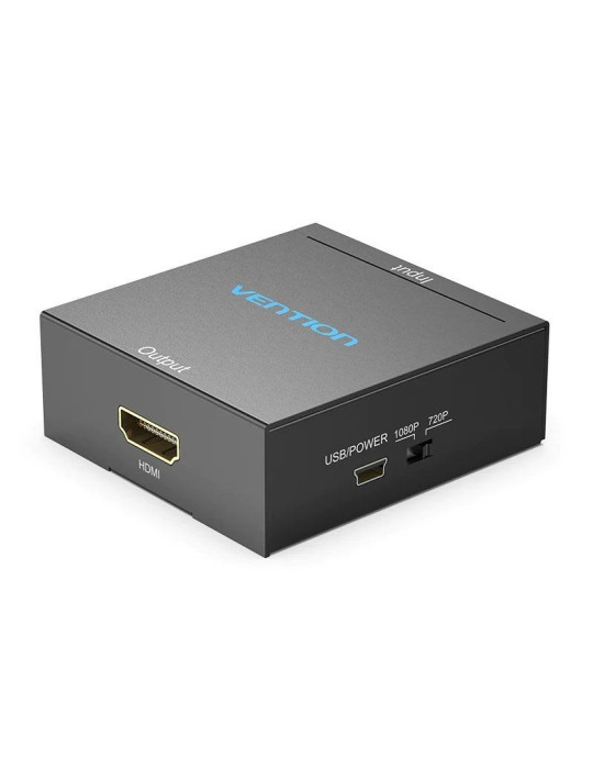 Convertidor RCA a HDMI Vention AEFB0/ RCA Hembra - HDMI Hembra - MiniUSB Hembra