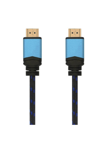 Cable HDMI 2.0 4K Aisens A120-0359/ HDMI Macho - HDMI Macho/ 5m/ Negro y Azul