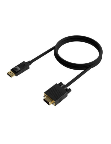 Cable Conversor Aisens A125-0552/ DisplayPort Macho - VGA Macho/ Hasta 5W/ 2300Mbps/ 1m/ Negro 2