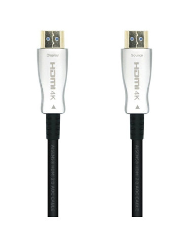 Cable HDMI 2.0 AOC 4K Aisens A148-0379/ HDMI Macho - HDMI Macho/ 30m/ Negro