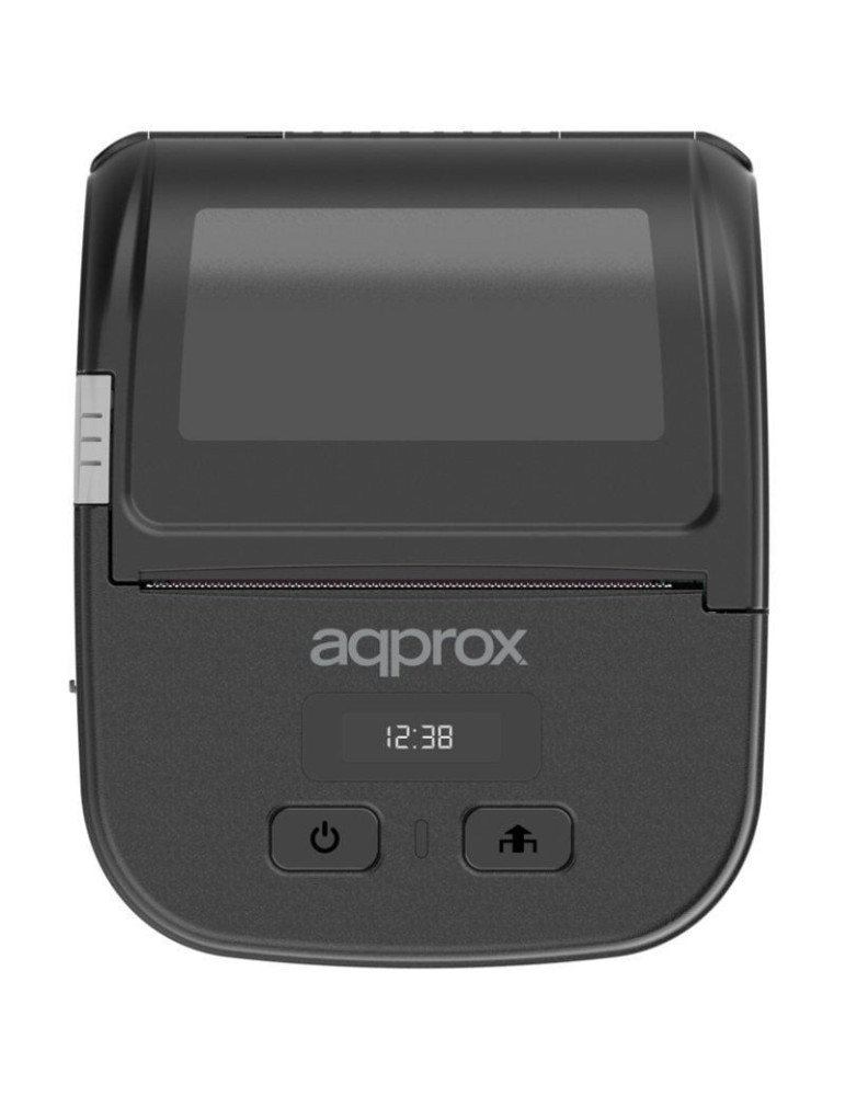 Impresora de Tickets Approx appPOS80PORTABLEWIFI/ Térmica/ Ancho papel 80mm/ USB-Bluetooth-WiFi/ Negra
