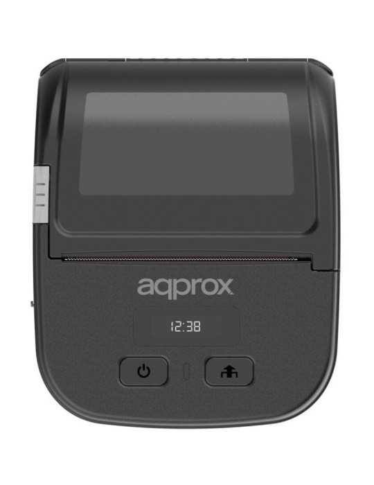 Impresora de Tickets Approx appPOS80PORTABLEWIFI/ Térmica/ Ancho papel 80mm/ USB-Bluetooth-WiFi/ Negra