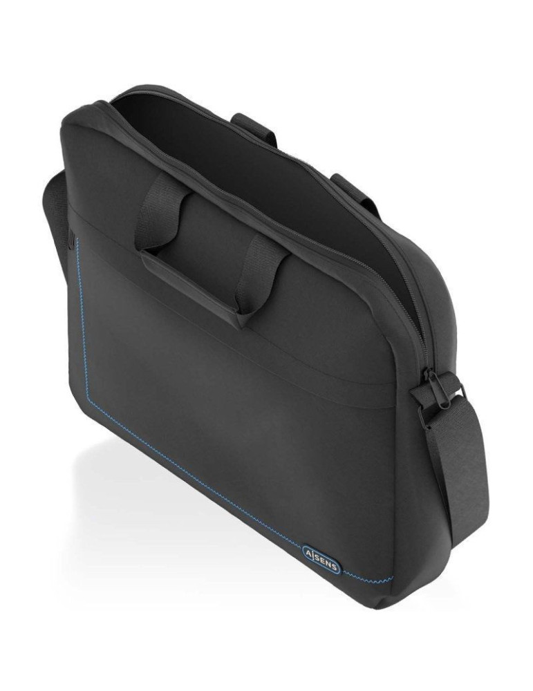 Maletín Aisens ASBG-BC022-BK para Portátiles hasta 15.6"/ Negro