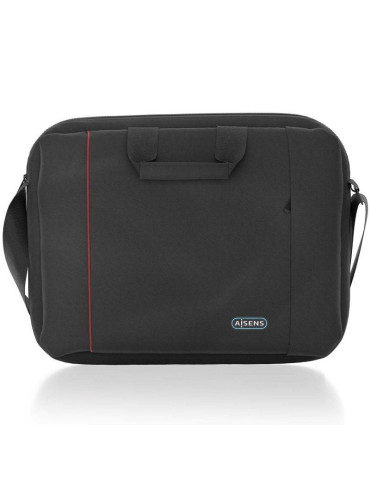 Maletín Aisens ASBG-BC023-BK para Portátiles hasta 15.6"/ Negro