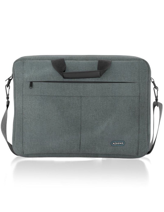 Maletín Aisens ASBG-BC025-GR para Portátiles hasta 15.6"/ Gris