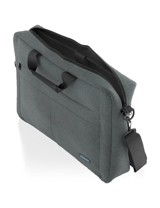 Maletín Aisens ASBG-BC025-GR para Portátiles hasta 15.6"/ Gris