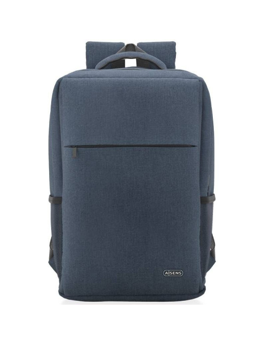 Mochila Aisens ASBG-BP082-BL para Portátiles hasta 17"/ Azul