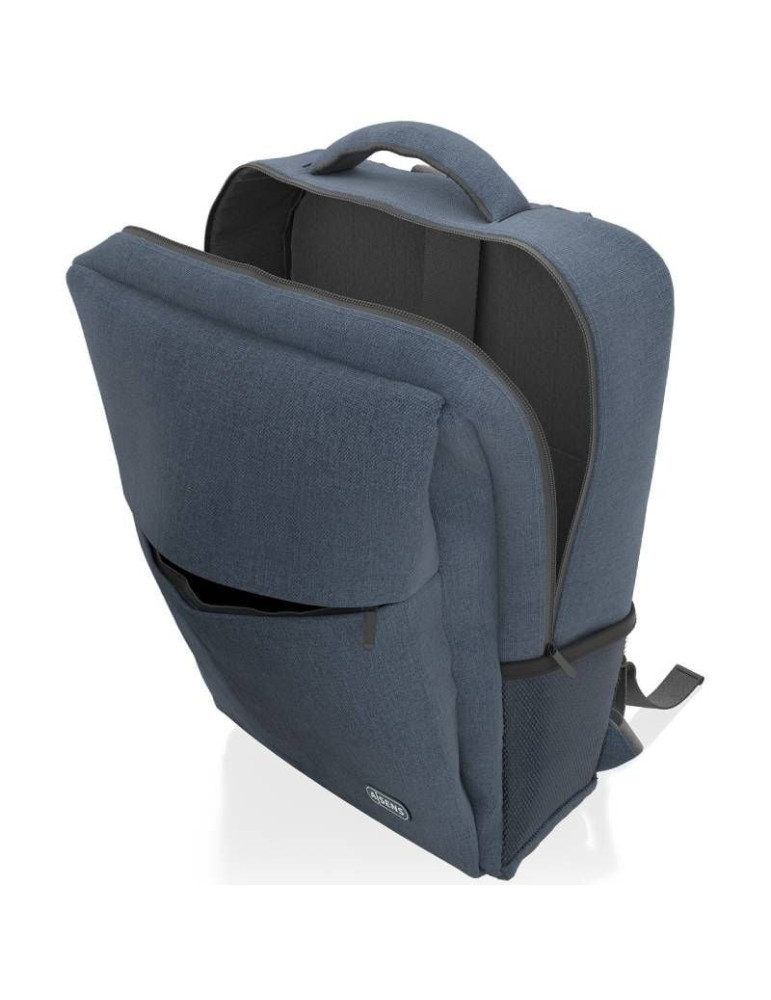 Mochila Aisens ASBG-BP082-BL para Portátiles hasta 17"/ Azul