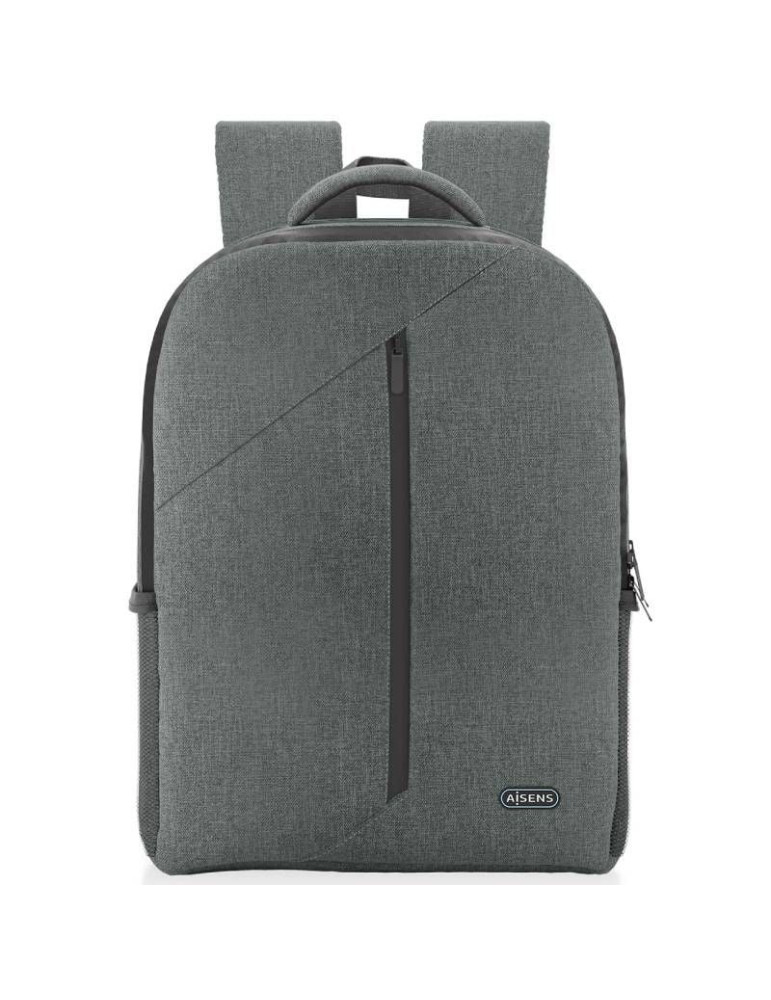 Mochila Aisens Premium ASBG-BP084-GR para Portátiles hasta 15.6"/ Gris