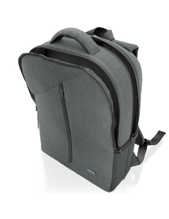 Mochila Aisens Premium ASBG-BP084-GR para Portátiles hasta 15.6"/ Gris