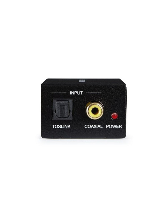 Convertidor de Audio Fonestar FO-37DA/ Entrada Toslink y RCA/ Salida 2x RCA