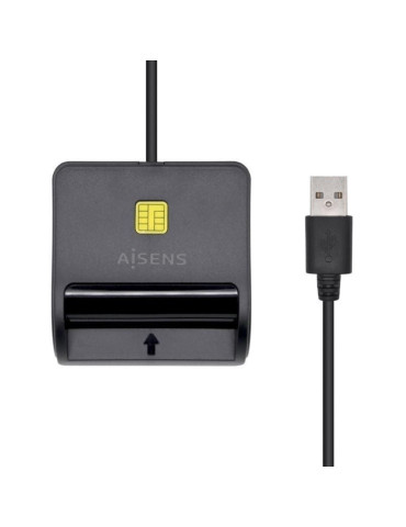 Lector de DNI Aisens ASCR-SN01-BK/ USB 2.0/ Negro 2