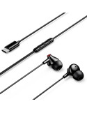 Auriculares Intrauditivos Vention Echo Lite USB-C In-Ear/ con Micrófono/ USB Tipo-C/ Negros