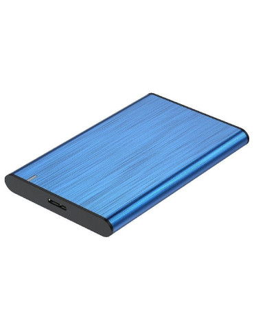 Caja Externa para Disco Duro de 2.5" Aisens ASE-2525BLU/ USB 3.1/ Sin tornillos