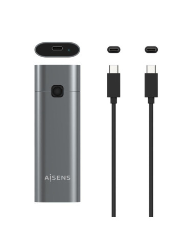 Caja Externa para Disco SSD M.2 NVMe Aisens ASM2-021GR/ USB 3.1 Gen2/ Sin Tornillos 2
