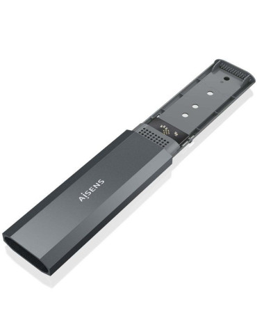 Caja Externa para Disco SSD M.2 NVMe Aisens ASM2-029GR/ USB 3.2/ Sin tornillos 2