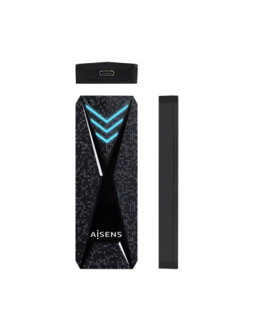 Caja Externa para Disco SSD M.2 NVMe Aisens ASM2-RGB013B/ USB 3.2 Gen2/ Sin Tornillos 2