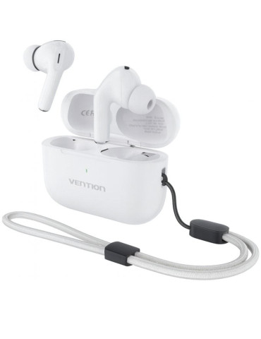 Auriculares Bluetooth Vention Echo Lite E11 Pro con estuche de carga/ Blancos