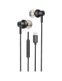Auriculares Intrauditivos Qubo AU-300C/ con Micrófono/ USB Tipo-C/ Negros