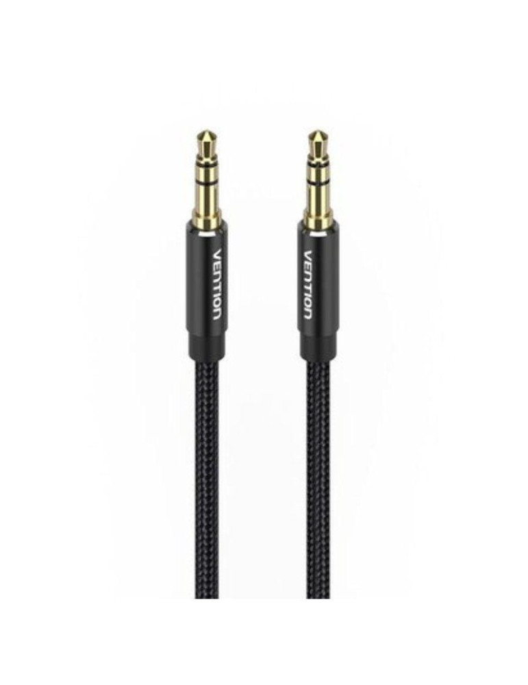 Cable Estéreo Vention BAWBH/ Jack 3.5 Macho - Jack 3.5 Macho/ 2m/ Negro