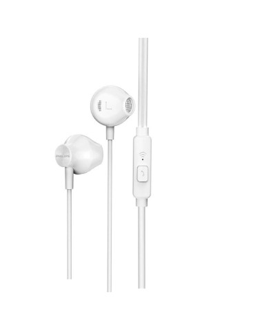 Auriculares Intrauditivos Philips TAUE101/ con Micrófono/ Jack 3.5/ Blancos 2