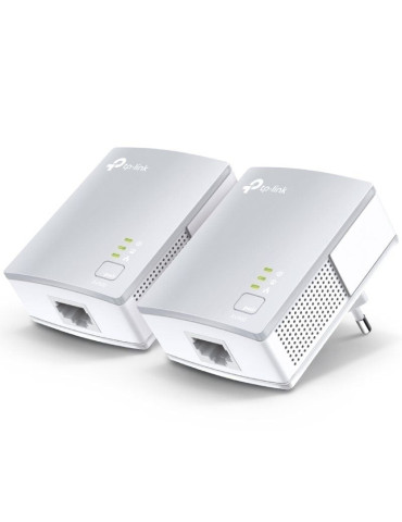Adaptador Powerline TP-Link TL-PA4010 KIT 600Mbps/ Alcance 300m/ Pack de 2
