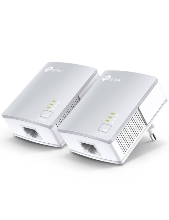 Adaptador Powerline TP-Link TL-PA4010 KIT 600Mbps/ Alcance 300m/ Pack de 2