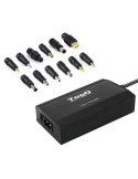 Cargador de Portátil TooQ TQLC-100BS01M/ 1xUSB/ 100W/ Manual/ 12 Conectores/ Voltaje 12-24V