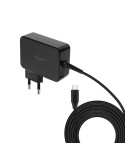 Cargador de Portátil GaN TooQ TQLC-USBCGAN90PD/ 1xUSB Tipo-C/ 90W/ Automático/ Voltaje 5-20V
