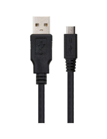 Cable USB 2.0 Nanocable 10.01.0501/ USB Macho - MicroUSB Macho/ 1.8m/ Negro 2
