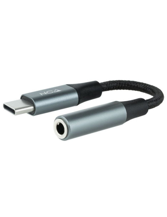 Conversor USB Tipo-C Nanocable 10.24.1204/ USB Tipo-C Macho - Jack 3.5 Hembra