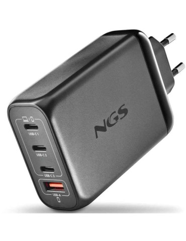 Cargador de Portátil GaN NGS BUD 140W/ 140W/ Automático/ Voltaje 5-21V