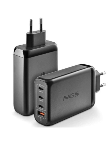 Cargador de Portátil GaN NGS BUD 140W/ 140W/ Automático/ Voltaje 5-21V 2